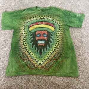 RARE The Mountain T-Shirt Cayman Islands 2011 Grunge Hippie Bob Marley